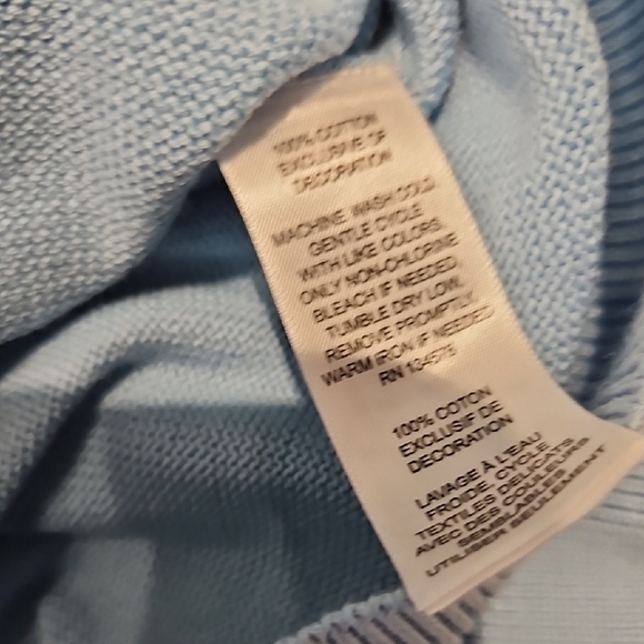 Vineyard Vines Jake Blue Quarter-Zip Sweater  Nwt, XL - Picture 6 of 6